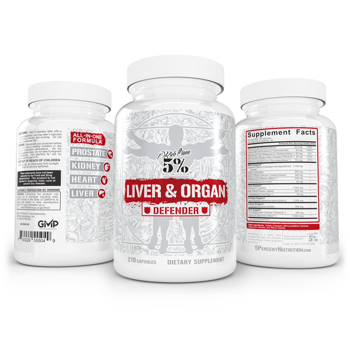 5% Nutrition Rich Piana Liver and Organ Defender
